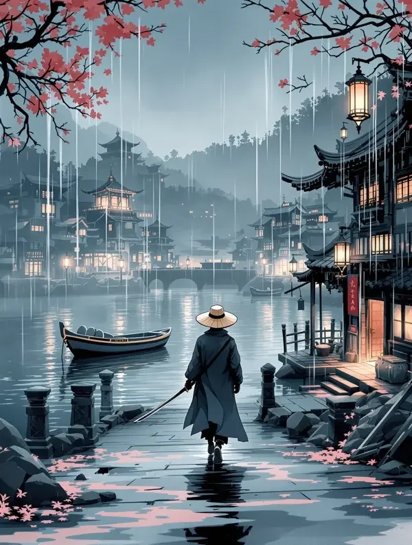 江湖夜雨 - 一耽漫画热门连载 江湖夜雨 - 一耽漫画漫画封面